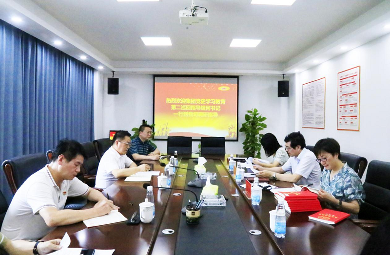 集團公司黨史學(xué)習教育巡回指導組分別到各基層單位調研督導
