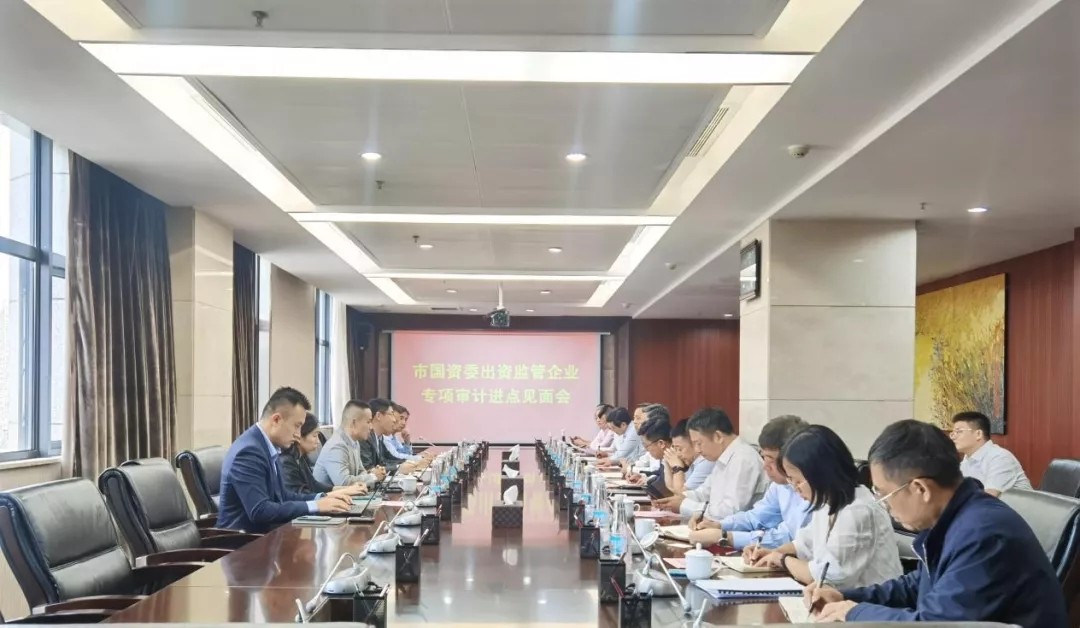 涂建平、章勇參加市國資委出資監管企業(yè)專(zhuān)項審計進(jìn)點(diǎn)見(jiàn)面會(huì )